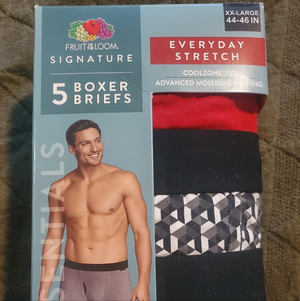5 Pair Boxer Briefs